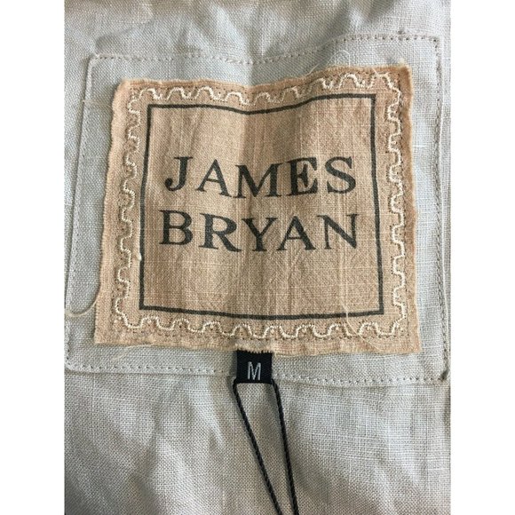 NEW Embroidered Drape Cardigan Jacket M Linen Boho - Picture 7 of 10